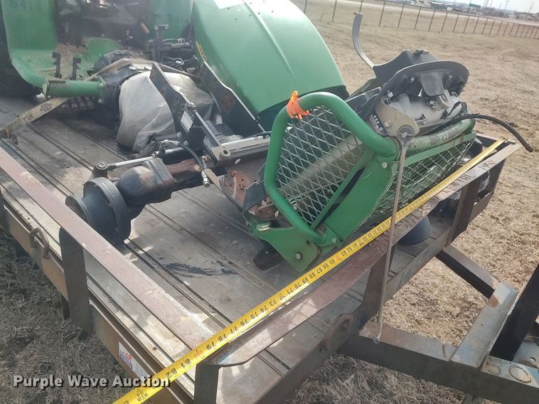 image for item DQ5771 Shop built  utility trailer with tractor