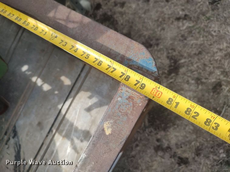 image for item DQ5771 Shop built  utility trailer with tractor