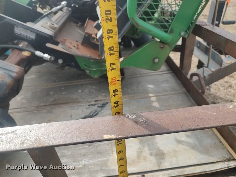 image for item DQ5771 Shop built  utility trailer with tractor