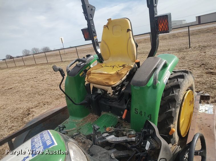 image for item DQ5771 Shop built  utility trailer with tractor