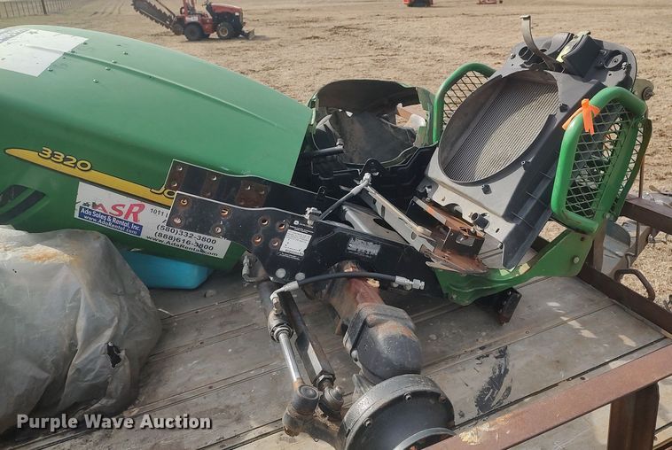 image for item DQ5771 Shop built  utility trailer with tractor