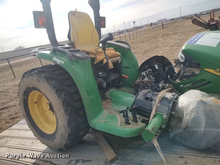 image for item DQ5771 Shop built  utility trailer with tractor