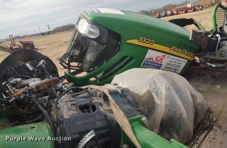 image for item DQ5771 Shop built  utility trailer with tractor