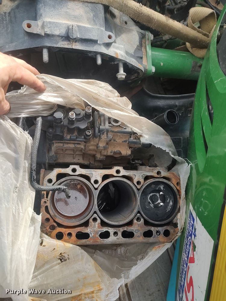 image for item DQ5771 Shop built  utility trailer with tractor