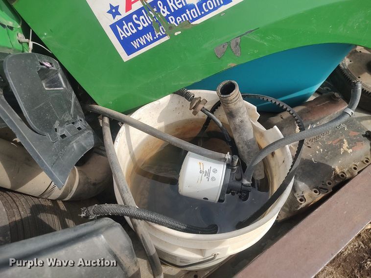 image for item DQ5771 Shop built  utility trailer with tractor