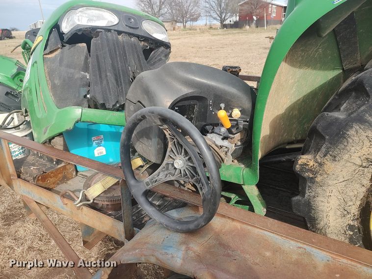 image for item DQ5771 Shop built  utility trailer with tractor