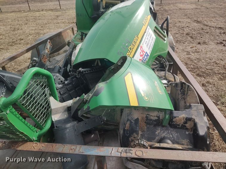 image for item DQ5771 Shop built  utility trailer with tractor