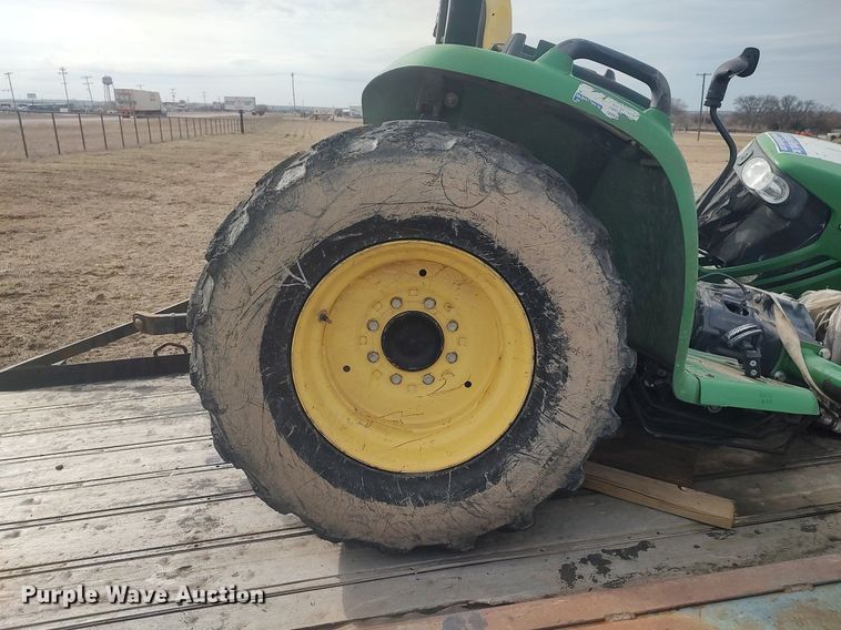 image for item DQ5771 Shop built  utility trailer with tractor