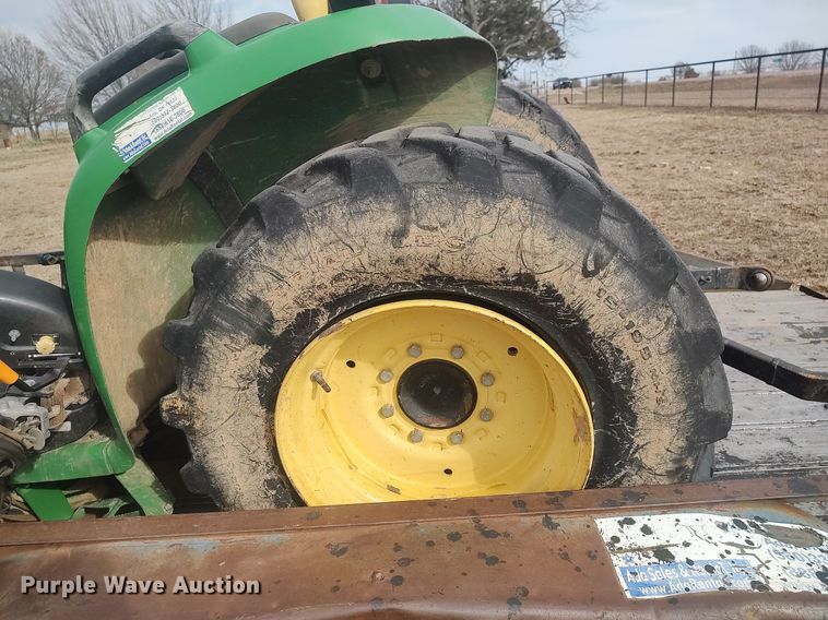 image for item DQ5771 Shop built  utility trailer with tractor