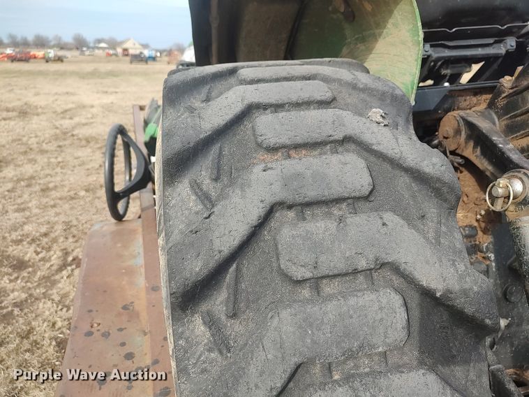 image for item DQ5771 Shop built  utility trailer with tractor