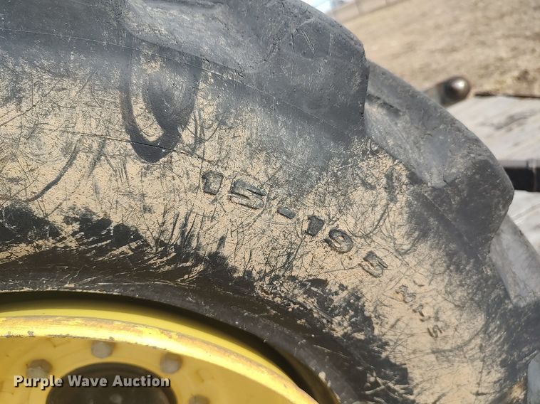 image for item DQ5771 Shop built  utility trailer with tractor