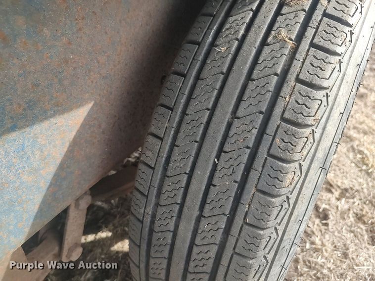 image for item DQ5771 Shop built  utility trailer with tractor