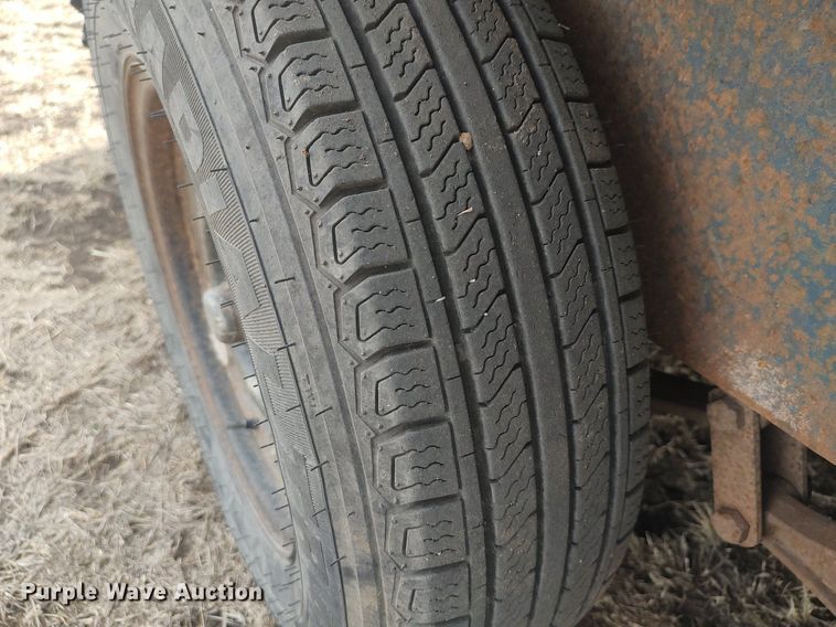 image for item DQ5771 Shop built  utility trailer with tractor