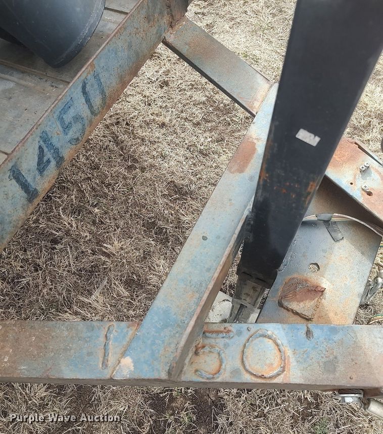 image for item DQ5771 Shop built  utility trailer with tractor