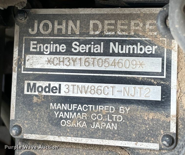image for item DQ5773 2009 John Deere 3038E  MFWD tractor