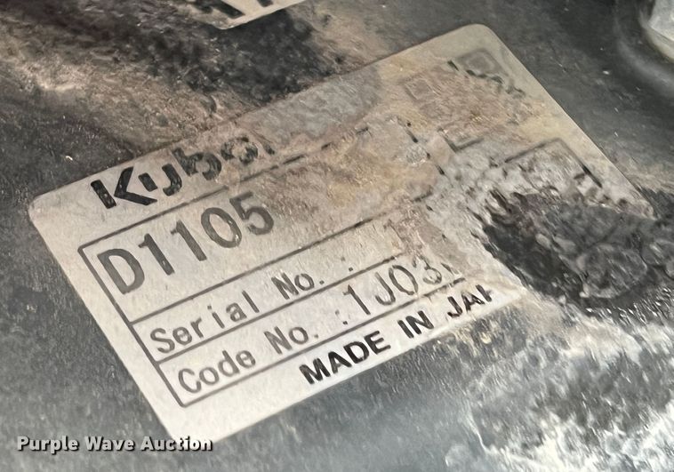 image for item DQ5777 2015 Kubota RTV-X1100C  utility vehicle