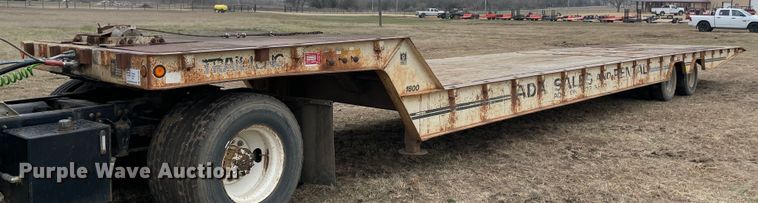 image for item DQ5784 1985 Trail King 1848-1300  equipment trailer