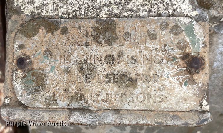 image for item DQ5784 1985 Trail King 1848-1300  equipment trailer