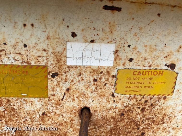 image for item DQ5784 1985 Trail King 1848-1300  equipment trailer