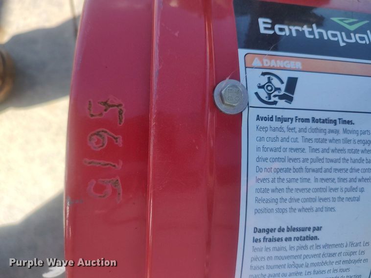 image for item DQ5792 Earthquake Victory  rear tine tiller