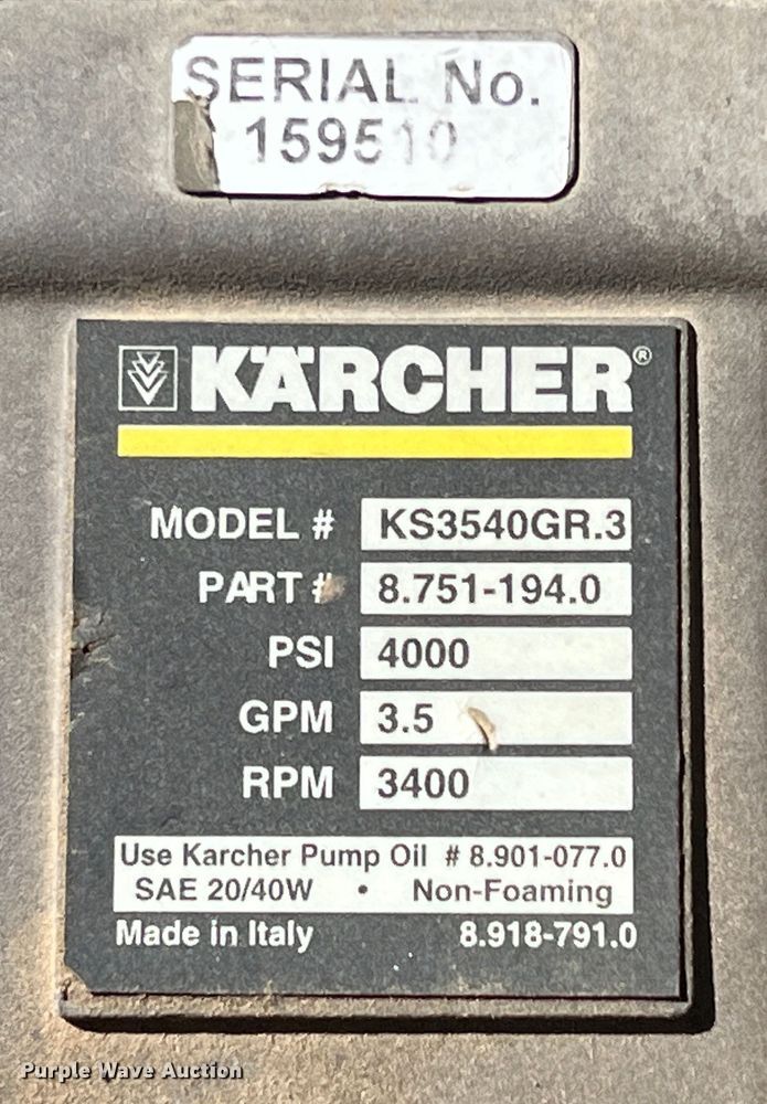 image for item DQ5801 Shark  pressure washer