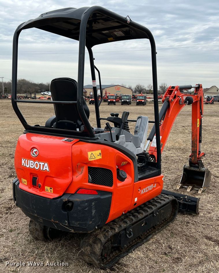 image for item DQ5811 2020 Kubota KX018-4  mini excavator