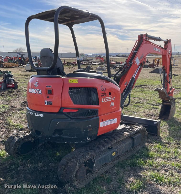 image for item DQ5819 Kubota U35-4  mini excavator