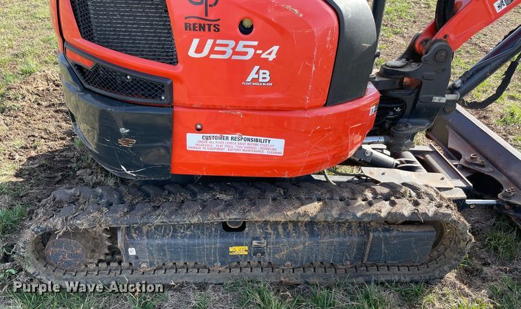 image for item DQ5819 Kubota U35-4  mini excavator