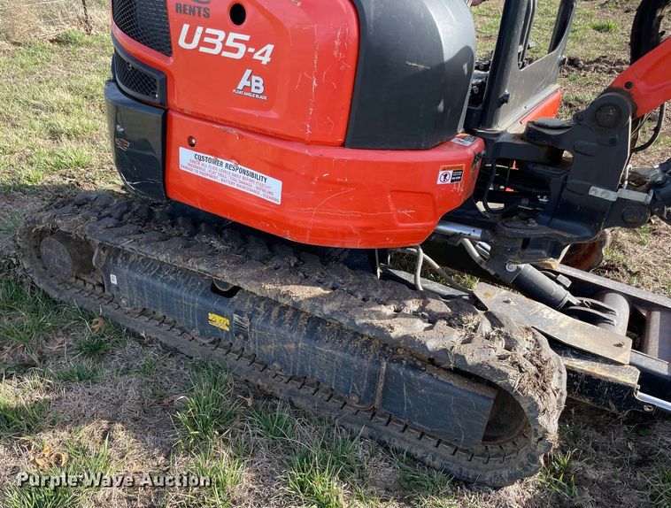 image for item DQ5819 Kubota U35-4  mini excavator