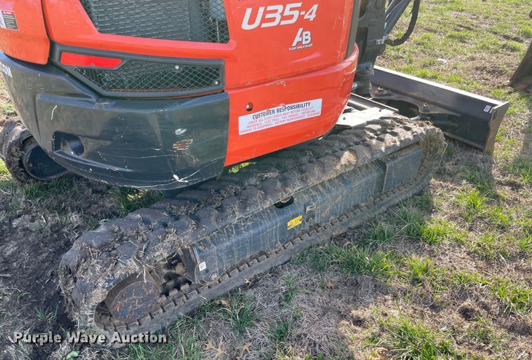 image for item DQ5819 Kubota U35-4  mini excavator