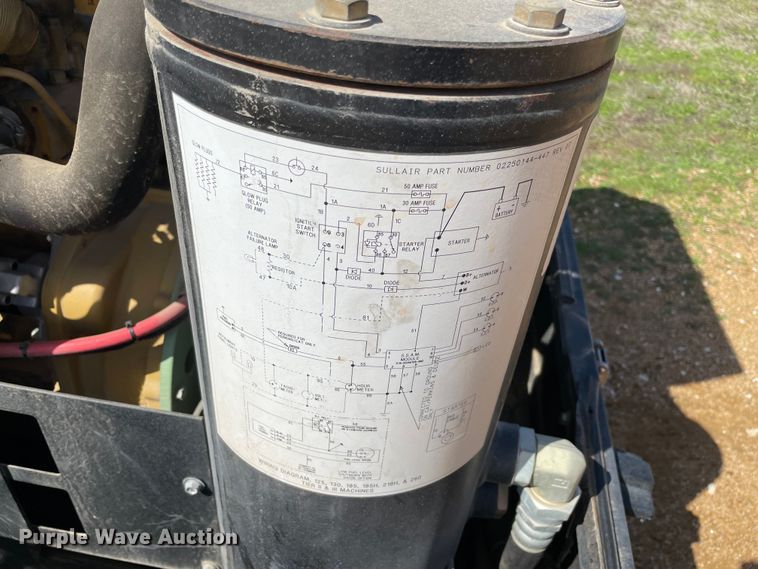 image for item DS2831 Sullair 185DPQ  air compressor