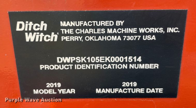 image for item MM9381 2019 Ditch Witch SK1050  compact utility loader