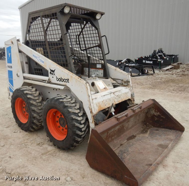image for item DK7666 1991 Bobcat 743B  skid steer loader