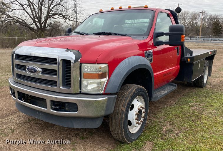 image for item DL7031 2008 Ford F550 Super Duty  flatbed truck