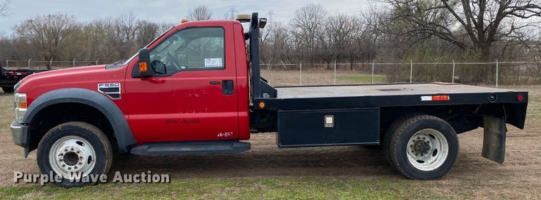 image for item DL7031 2008 Ford F550 Super Duty  flatbed truck