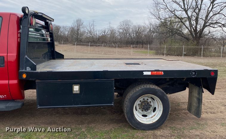 image for item DL7031 2008 Ford F550 Super Duty  flatbed truck