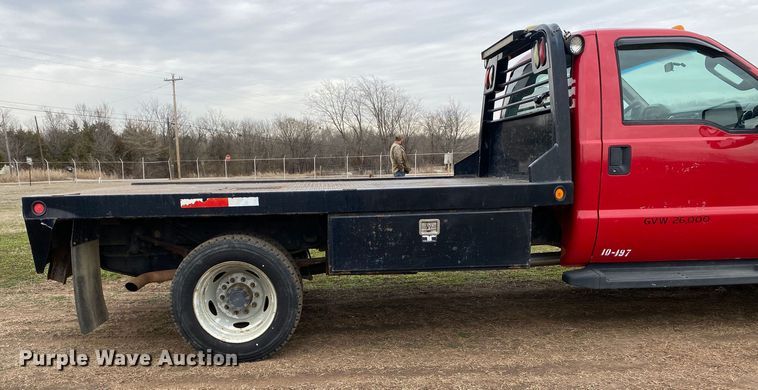 image for item DL7031 2008 Ford F550 Super Duty  flatbed truck