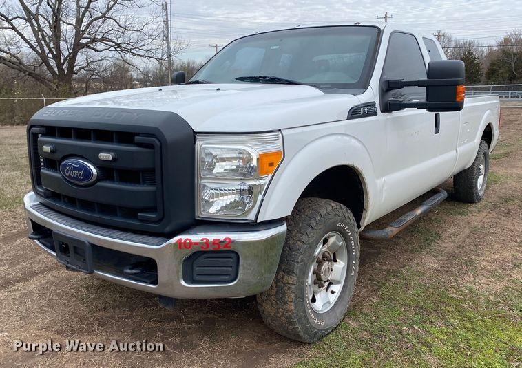 image for item DL7033 2015 Ford F250 Super Duty  SuperCab pickup truck