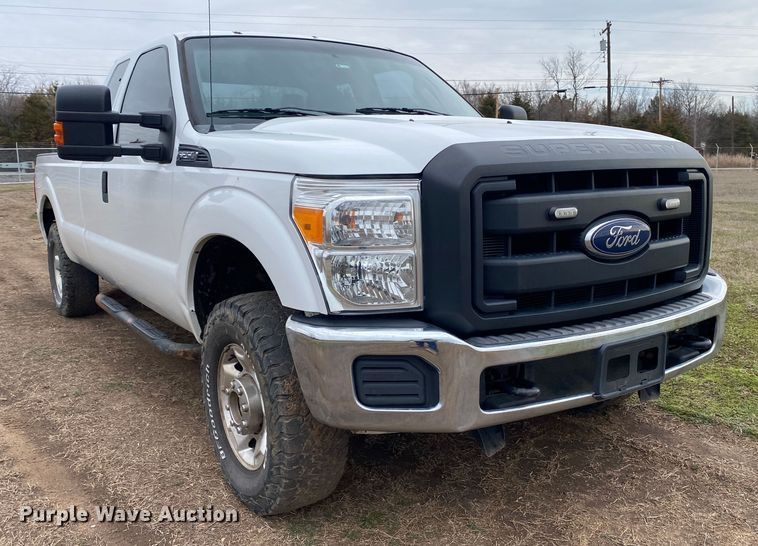 image for item DL7033 2015 Ford F250 Super Duty  SuperCab pickup truck