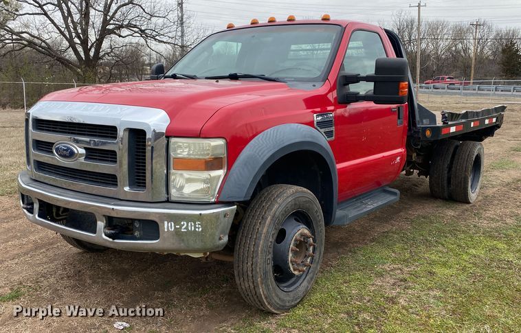 image for item DL7036 2008 Ford F550  flatbed truck