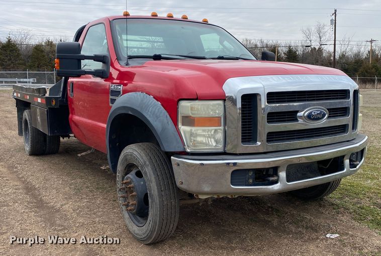 image for item DL7036 2008 Ford F550  flatbed truck