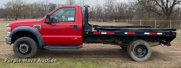 image for item DL7036 2008 Ford F550  flatbed truck