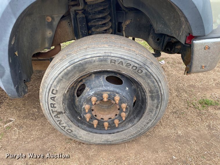 image for item DL7036 2008 Ford F550  flatbed truck