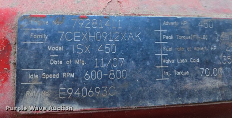 image for item DM8216 2008 International ProStar  semi truck