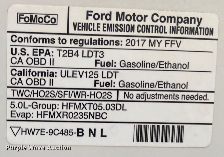 image for item DN8175 2017 Ford F150  SuperCrew pickup truck