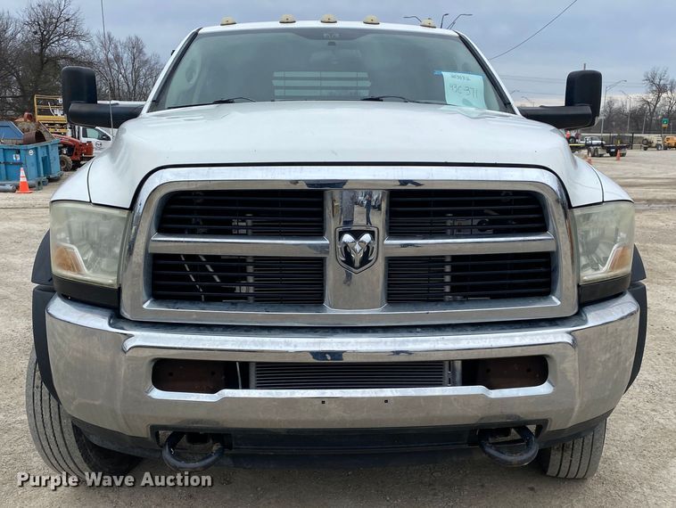 image for item DN8221 2012 Dodge Ram 5500HD  Crew Cab flatbed truck