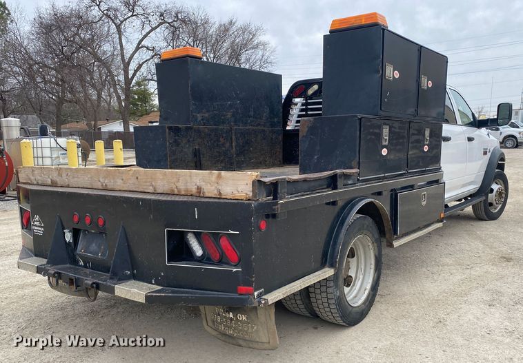 image for item DN8221 2012 Dodge Ram 5500HD  Crew Cab flatbed truck