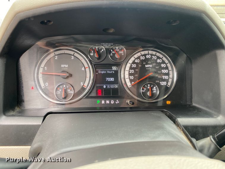 image for item DN8221 2012 Dodge Ram 5500HD  Crew Cab flatbed truck