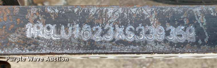 image for item DN8225 1999 R & B Industries  utility trailer