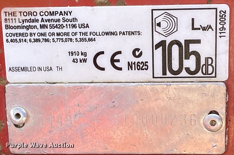 image for item DN8227 Toro Groundsmaster 4100D  lawn mower